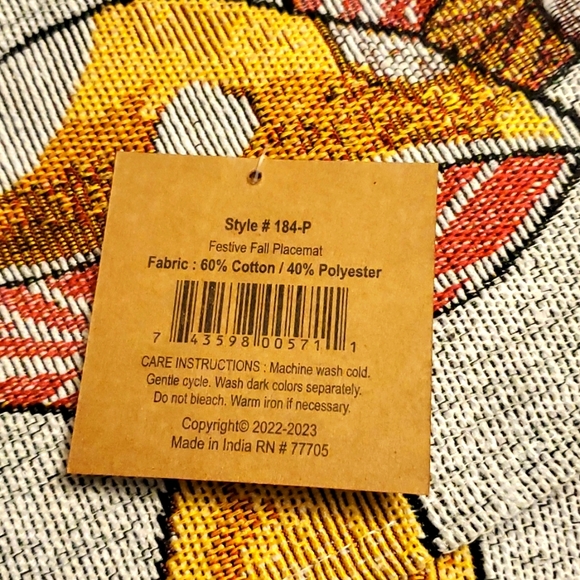 Gnomes & Mushrooms Placemats Set of 4 - Picture 4 of 5